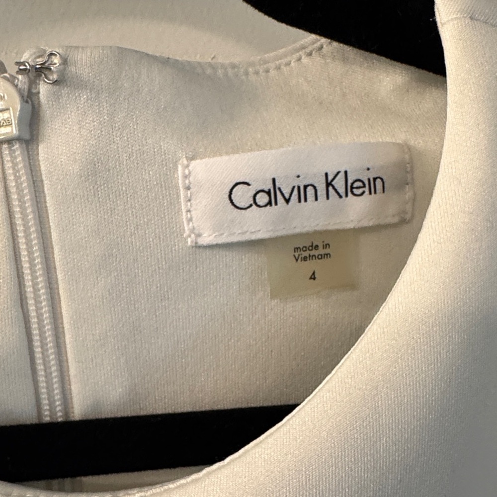 Calvin Klein Blue and White Mini Dress - Picture 2 of 3